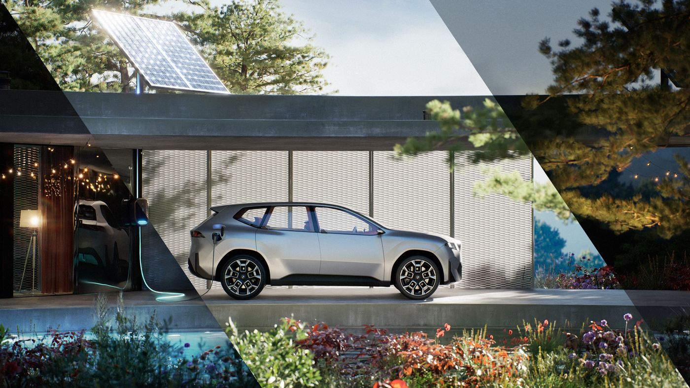 BMW anuncia que sus vehículos de la “NeueKlasse” eléctricos podrán almacenar energía también para otros usos además de la impulsión propia, la llamada carga bidireccional