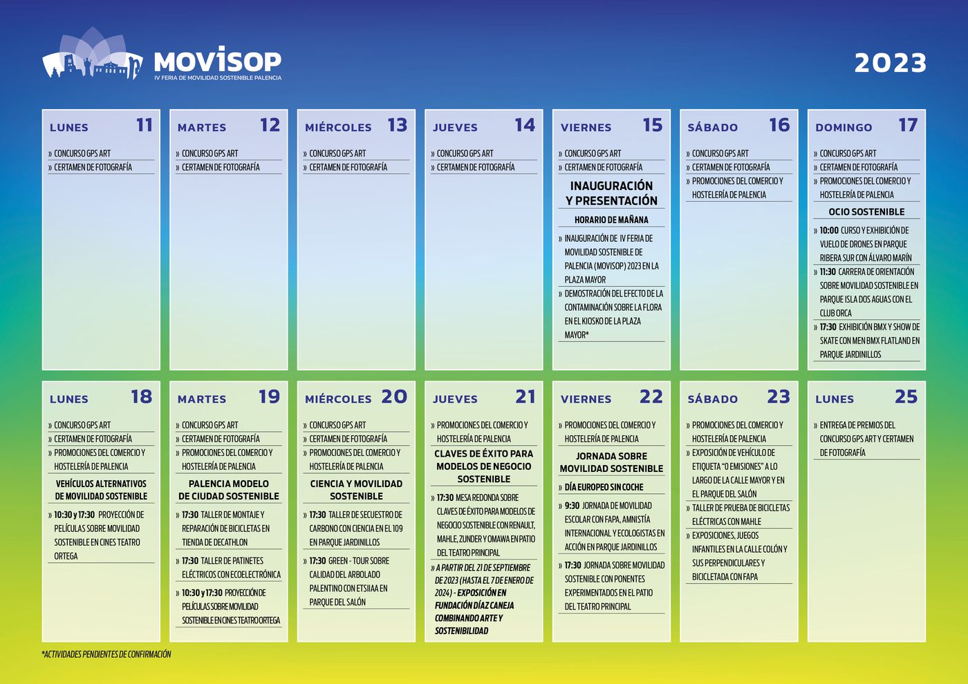 MoviSoP 2023, otra gran feria de la movilidad eléctrica sostenible que arranca en Palencia