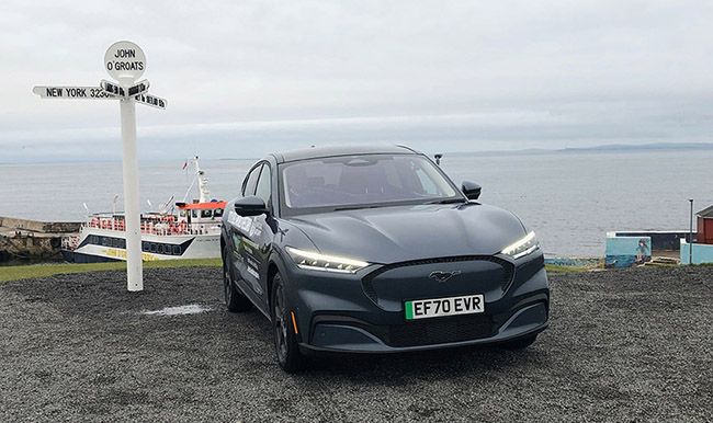 Ford Mustang Mach-E Récord Guinness por conseguir el menor consumo de energía en un coche eléctrico