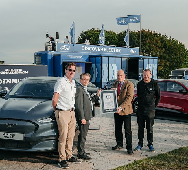 Ford Mustang Mach-E Récord Guinness por conseguir el menor consumo de energía en un coche eléctrico