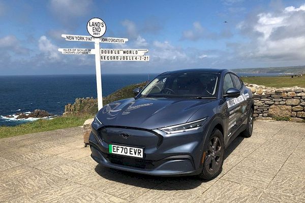 El Ford Mustang Mach-E Récord Guinness por conseguir el menor consumo de energía en un coche eléctrico