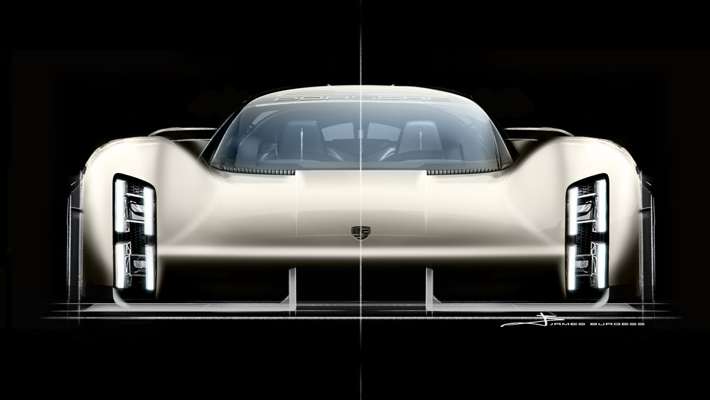 Porsche Mission X, un prototipo espectacular de la marca alemana para calle y competición que es 100% eléctrico